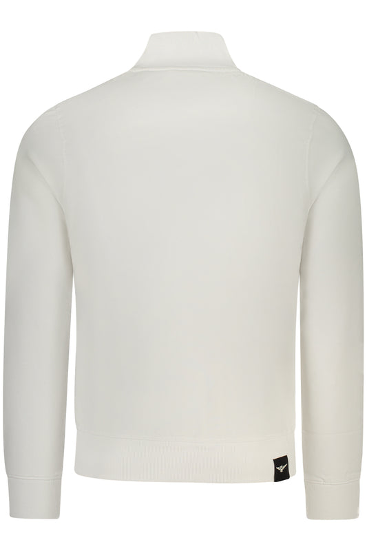 ACCADEMIA MILITARE FELPA CON ZIP UOMO BIANCO