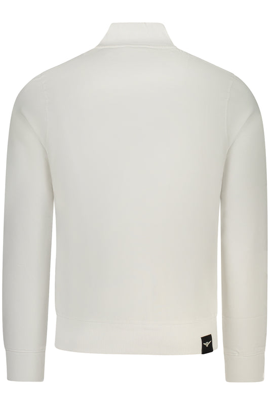 ACCADEMIA MILITARE FELPA CON ZIP UOMO BIANCO