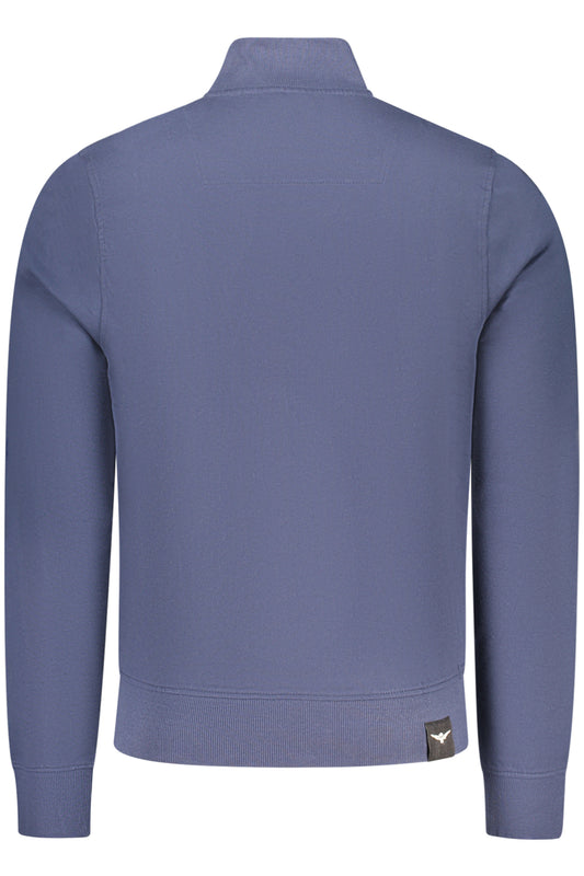 ACCADEMIA MILITARE FELPA CON ZIP UOMO BLU