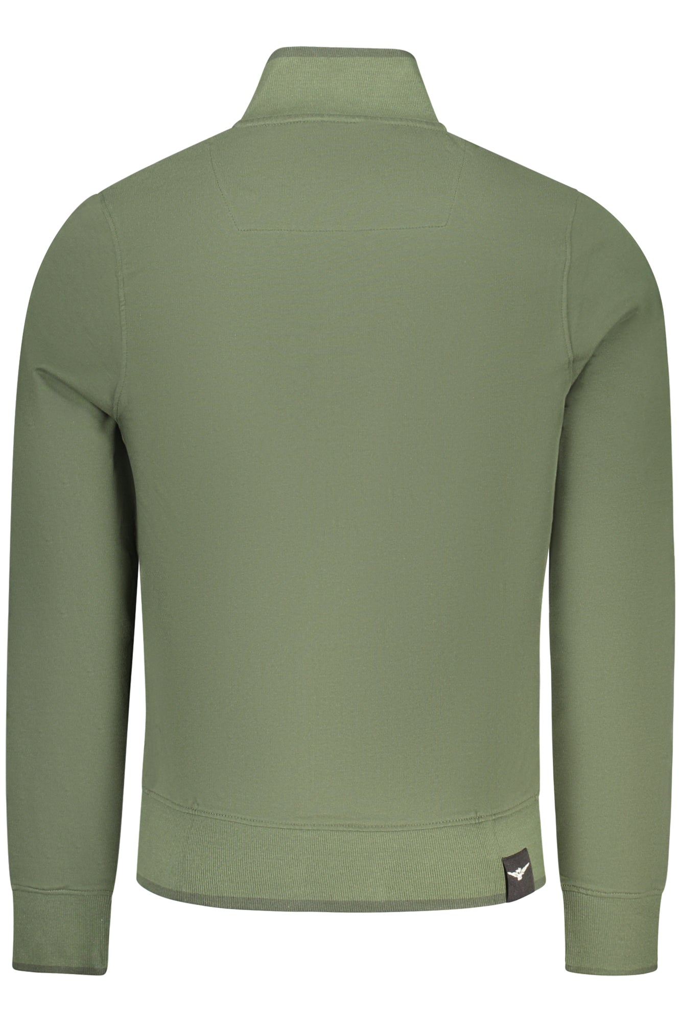 ACCADEMIA MILITARE FELPA CON ZIP UOMO VERDE