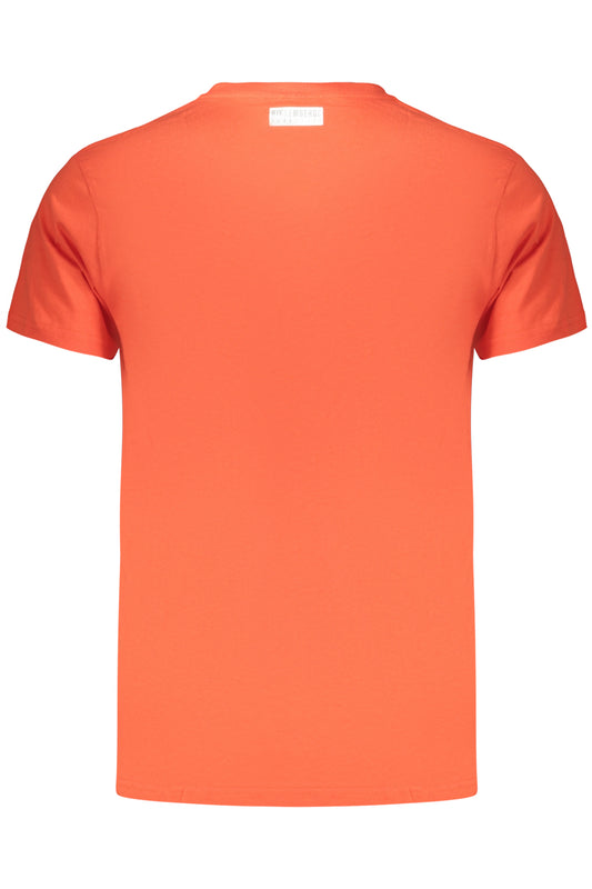 BIKKEMBERGS T-SHIRT MANICHE CORTE UOMO ARANCIO