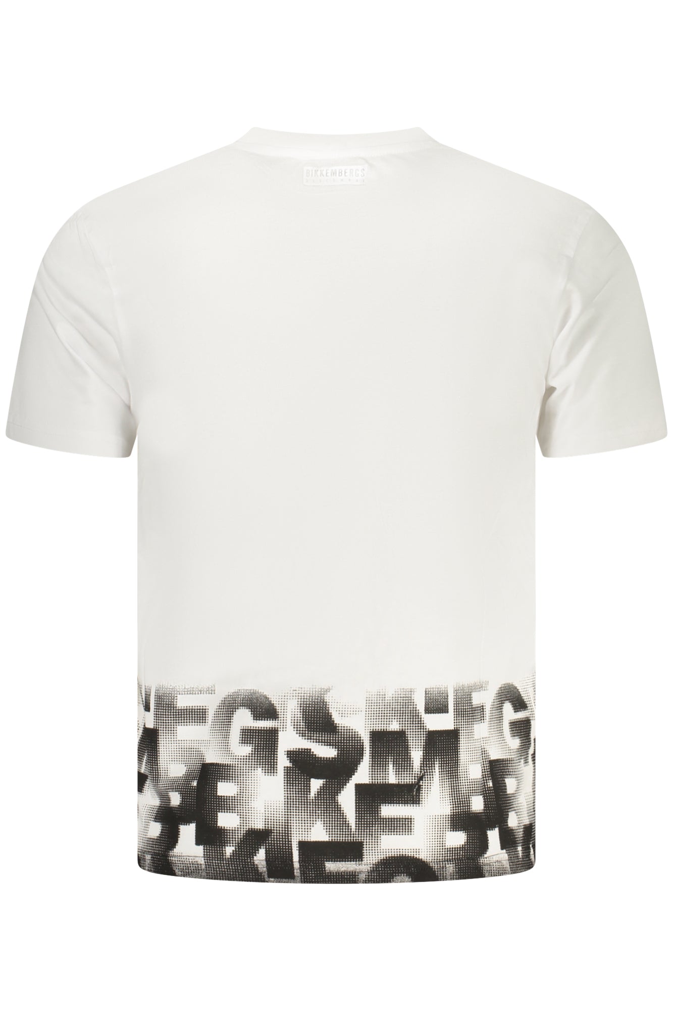 BIKKEMBERGS T-SHIRT MANICHE CORTE UOMO BIANCO