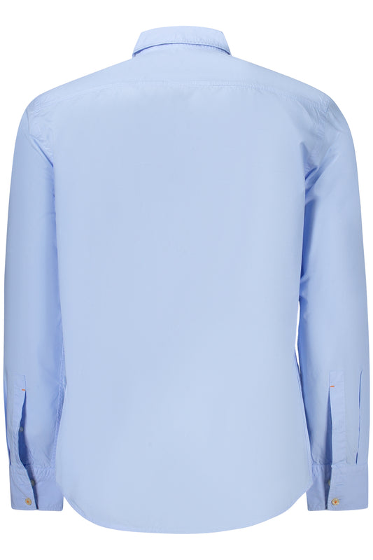 BOSS CAMICIA MANICHE LUNGHE UOMO AZZURRO