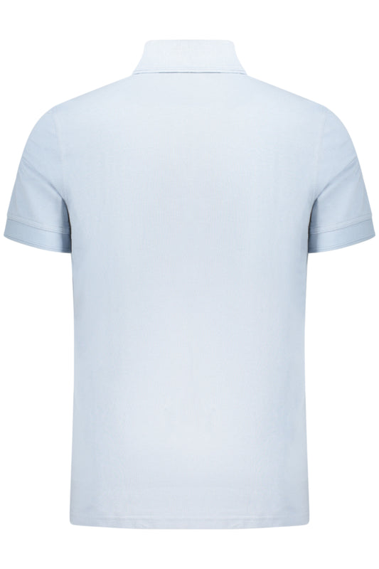 BOSS POLO MANICHE CORTE UOMO AZZURRO