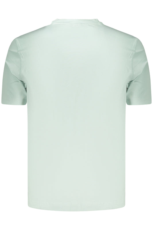 BOSS T-SHIRT MANICHE CORTE UOMO AZZURRO