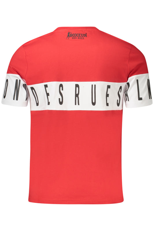 BOXEUR DES RUES T-SHIRT MANICHE CORTE UOMO ROSSO