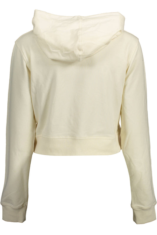 CALVIN KLEIN FELPA SENZA ZIP DONNA BIANCO