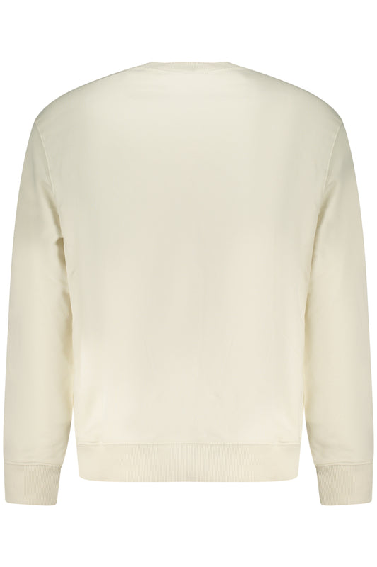 CALVIN KLEIN FELPA SENZA ZIP UOMO BIANCO