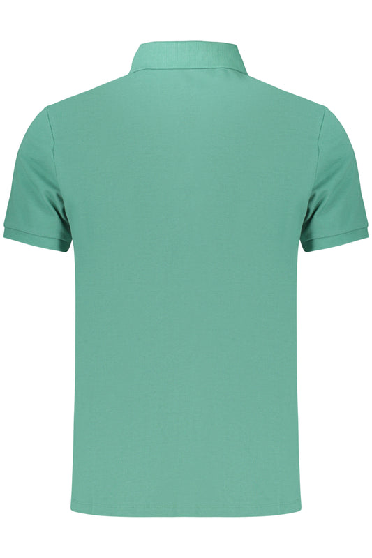 CALVIN KLEIN POLO MANICHE CORTE UOMO VERDE