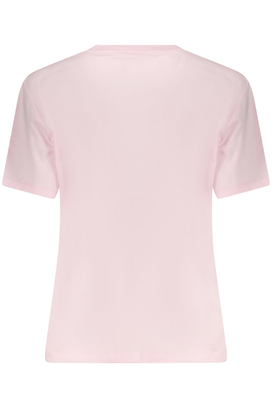 CALVIN KLEIN T-SHIRT MANICHE CORTE DONNA ROSA