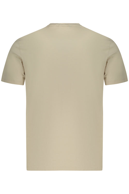 CALVIN KLEIN T-SHIRT MANICHE CORTE UOMO BEIGE