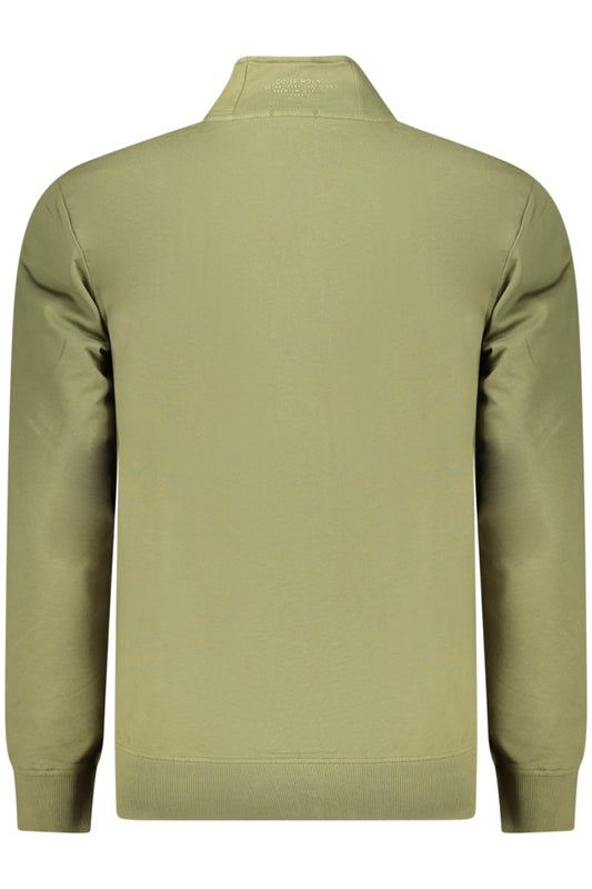 COVERI MOVING FELPA CON ZIP UOMO VERDE