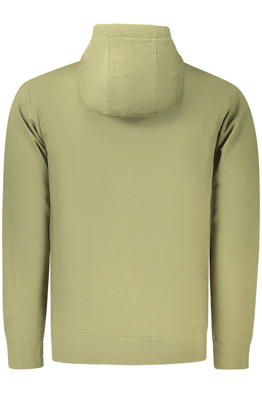 COVERI MOVING FELPA CON ZIP UOMO VERDE