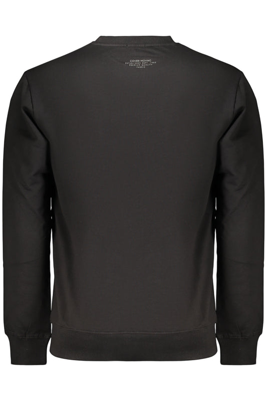 COVERI MOVING FELPA SENZA ZIP UOMO NERO