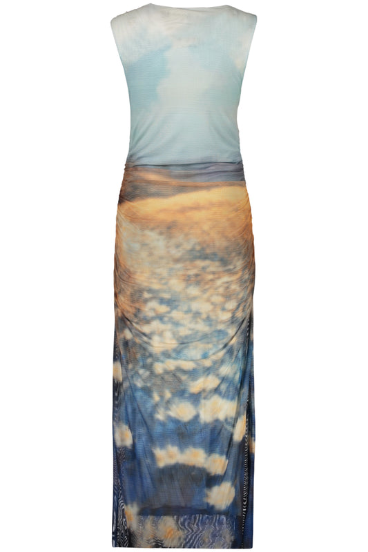 DESIGUAL ABITO LUNGO DONNA AZZURRO