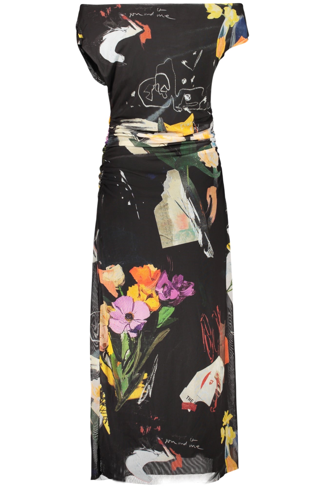 DESIGUAL ABITO LUNGO DONNA NERO