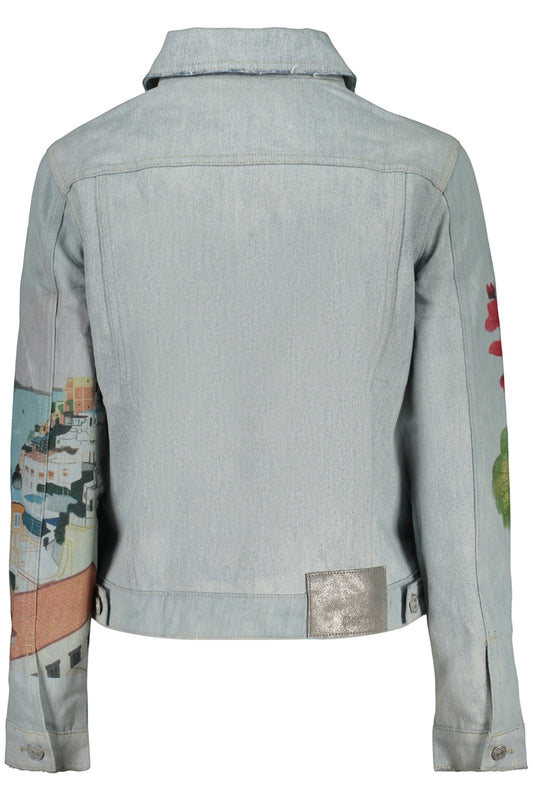 DESIGUAL GIUBBOTTO IN JEANS DONNA AZZURRO