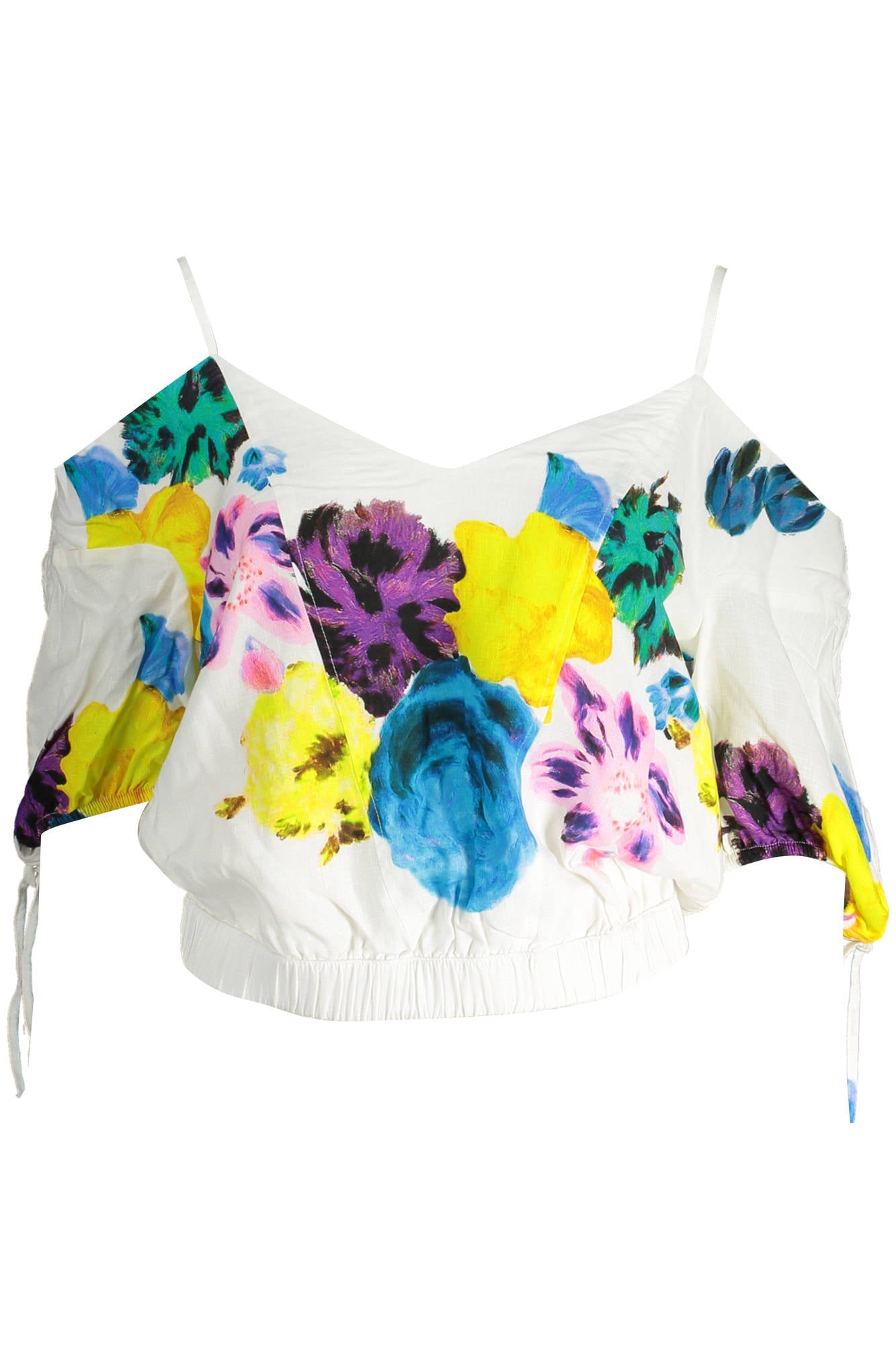DESIGUAL T-SHIRT MANICHE CORTE DONNA