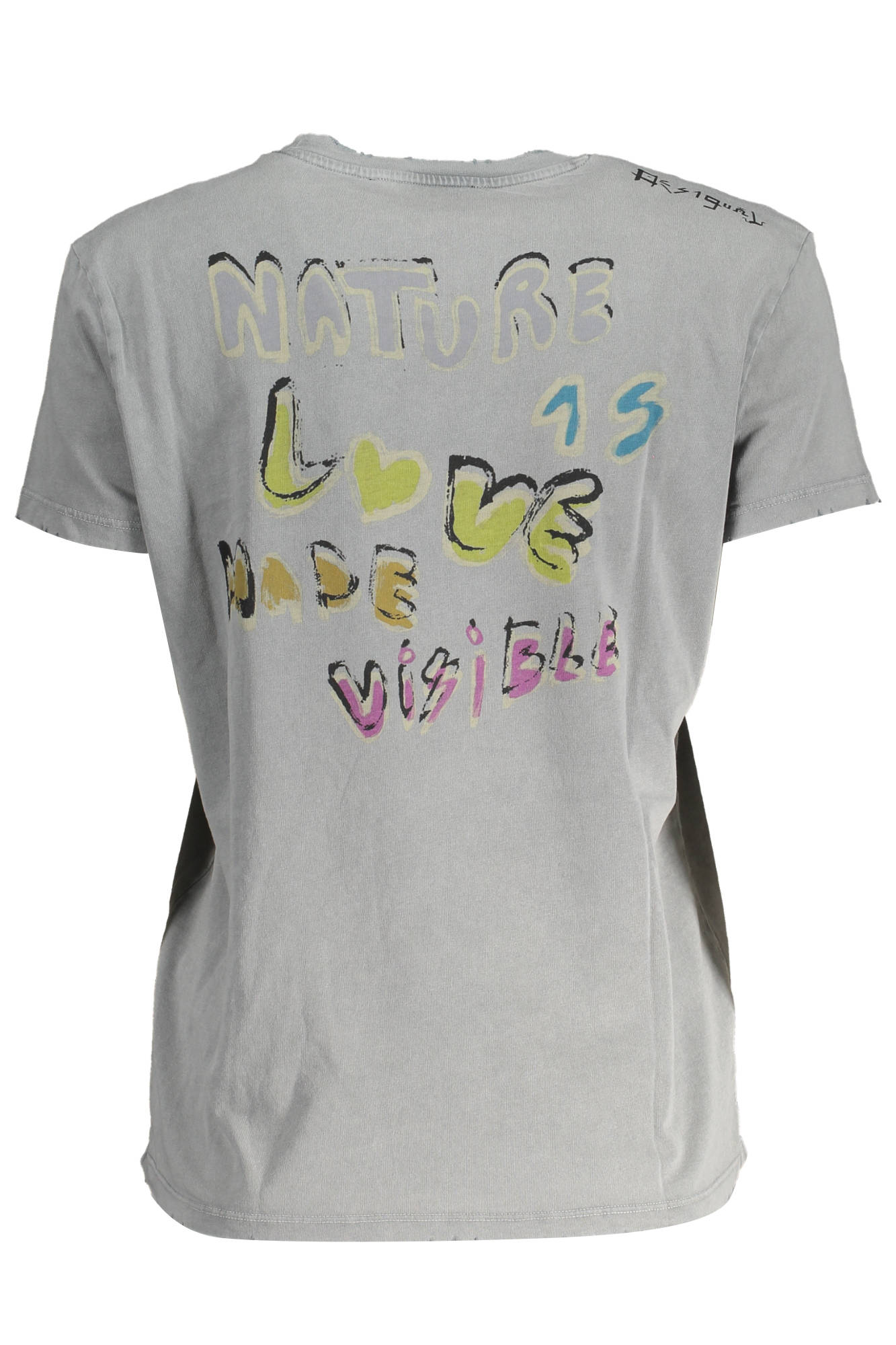 DESIGUAL T-SHIRT MANICHE CORTE DONNA