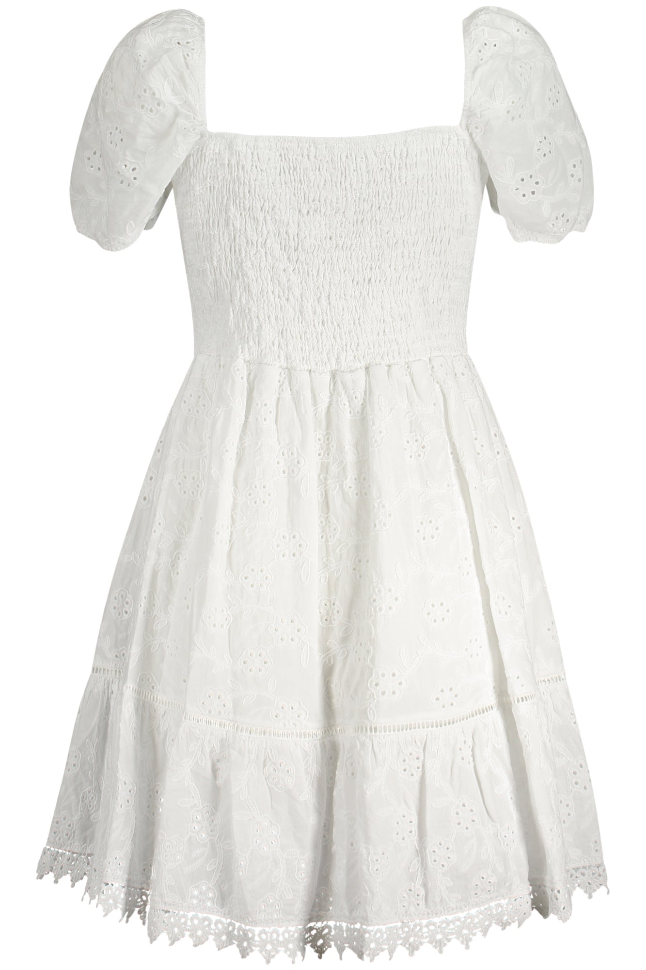 GUESS JEANS GUESS JEANS ABITO CORTO DONNA BIANCO