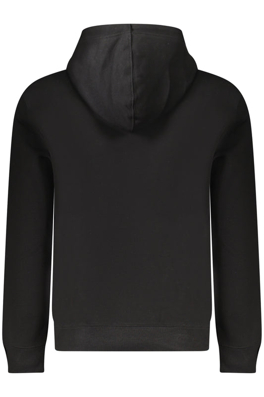 GUESS JEANS FELPA SENZA ZIP UOMO NERO