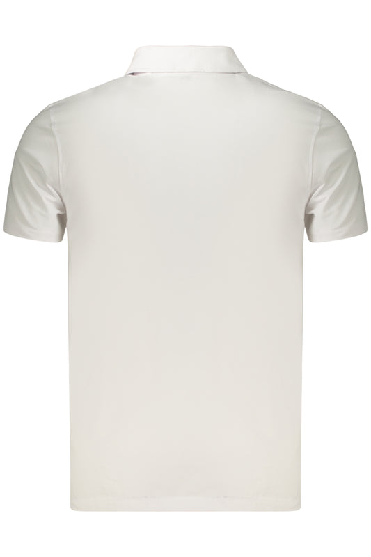 GUESS JEANS POLO MANICHE CORTE UOMO BIANCO