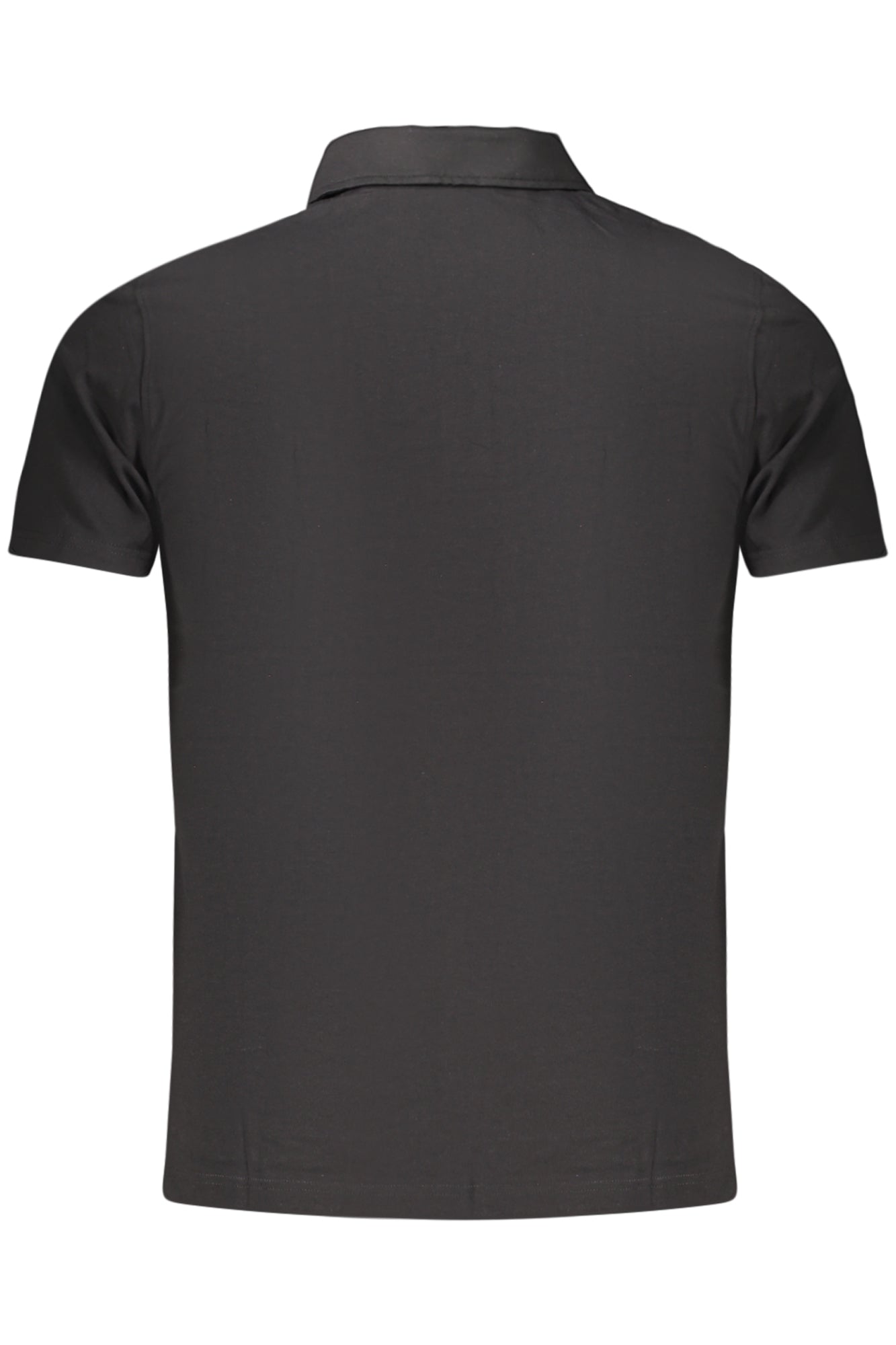 GUESS JEANS POLO MANICHE CORTE UOMO NERO