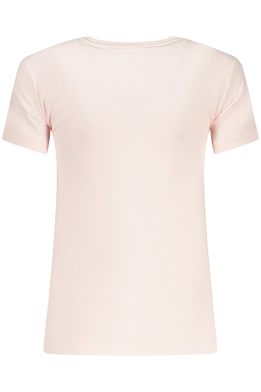 GUESS JEANS T-SHIRT MANICHE CORTE DONNA ROSA