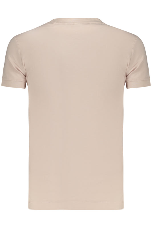 GUESS JEANS T-SHIRT MANICHE CORTE DONNA ROSA