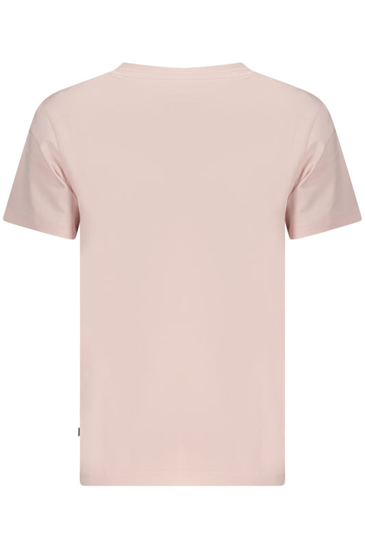 GUESS JEANS T-SHIRT MANICHE CORTE DONNA ROSA
