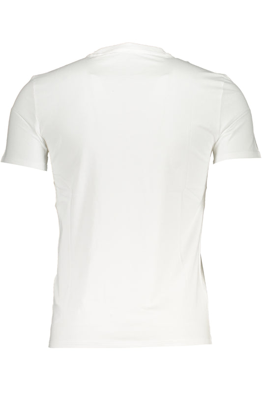 GUESS JEANS T-SHIRT MANICHE CORTE UOMO BIANCO