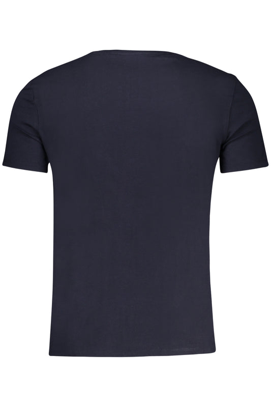 GUESS JEANS T-SHIRT MANICHE CORTE UOMO BLU