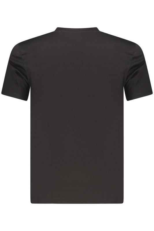 GUESS JEANS T-SHIRT MANICHE CORTE UOMO NERO