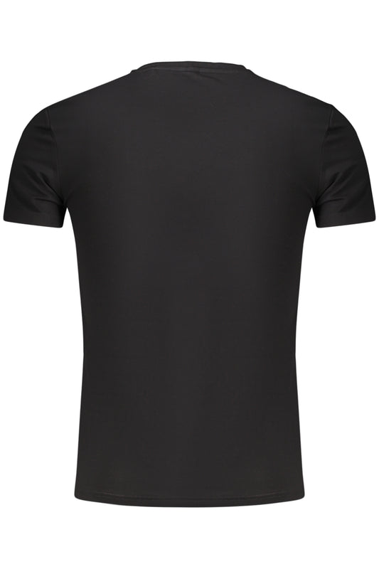 GUESS JEANS T-SHIRT MANICHE CORTE UOMO NERO