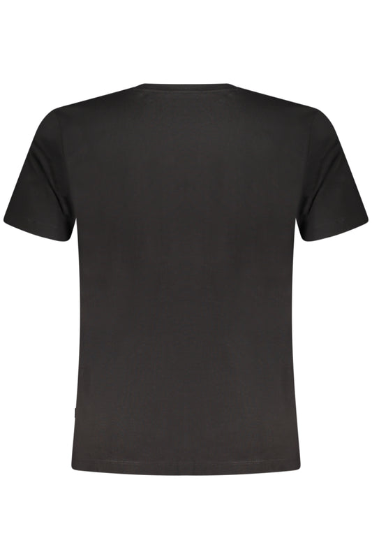 GUESS JEANS T-SHIRT MANICHE CORTE UOMO NERO