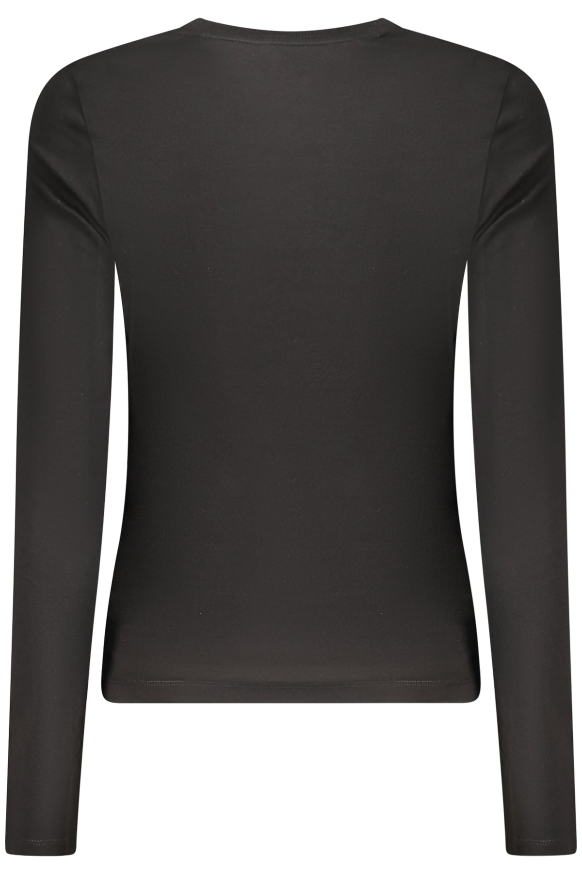 GUESS JEANS T-SHIRT MANICHE LUNGHE DONNA NERO