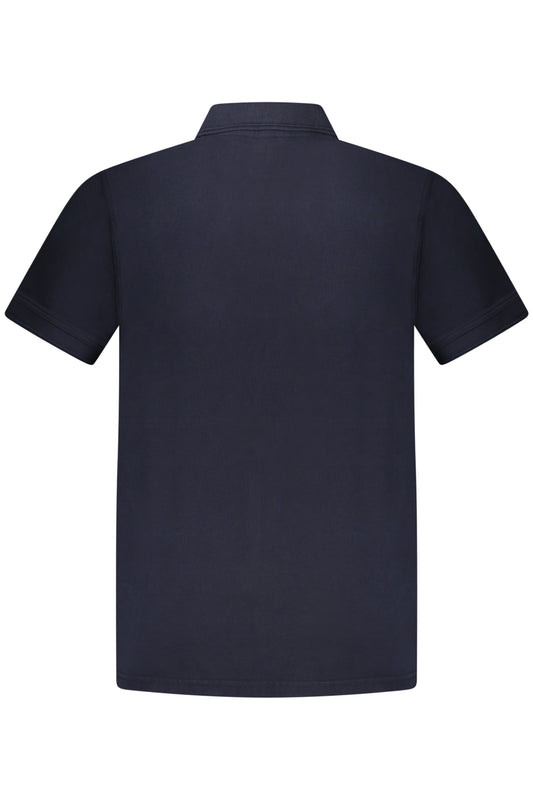 BOSS HUGO BOSS POLO MANICHE CORTE UOMO BLU