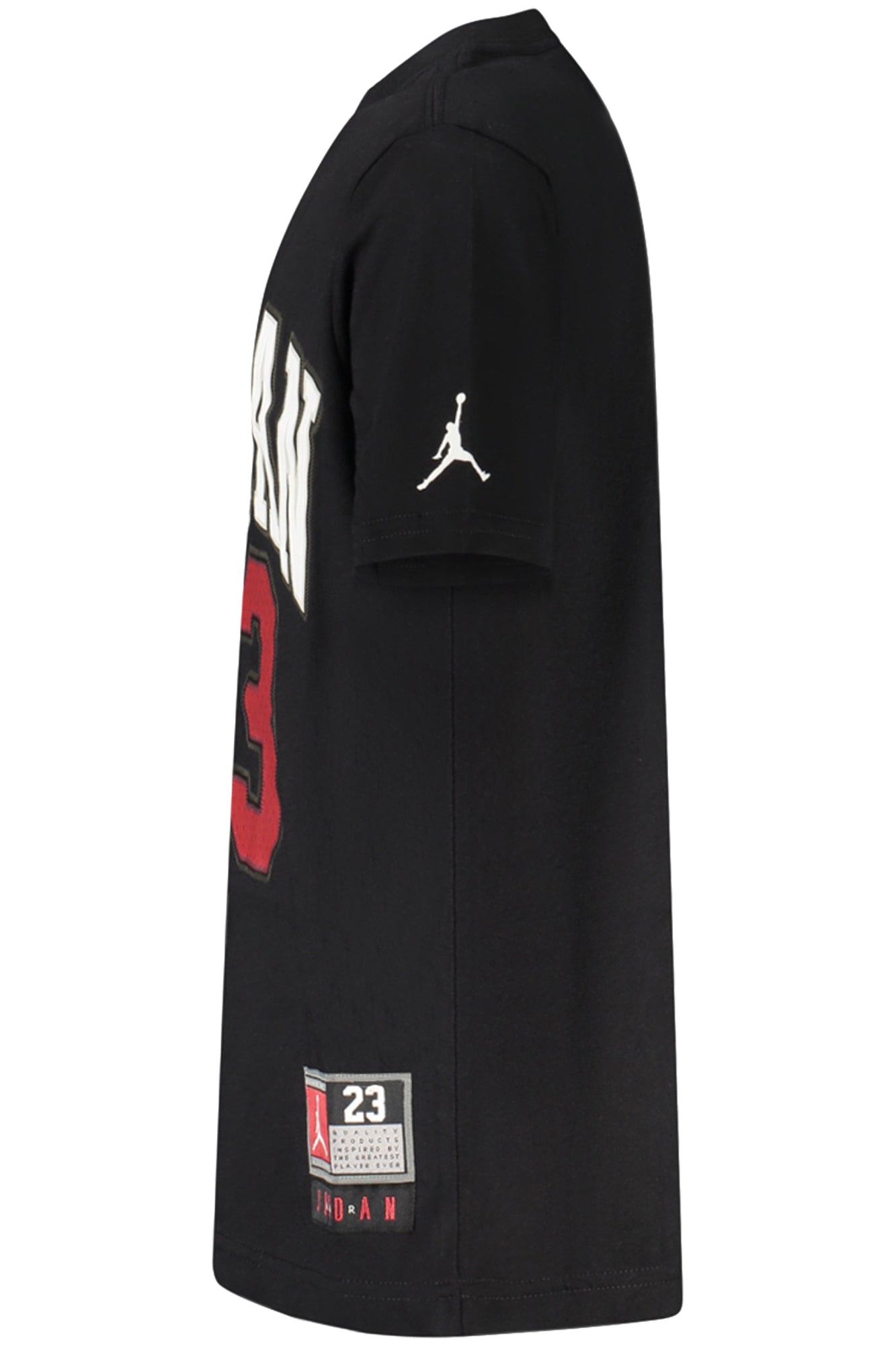 JORDAN T-SHIRT MANICHE CORTE BAMBINO NERO