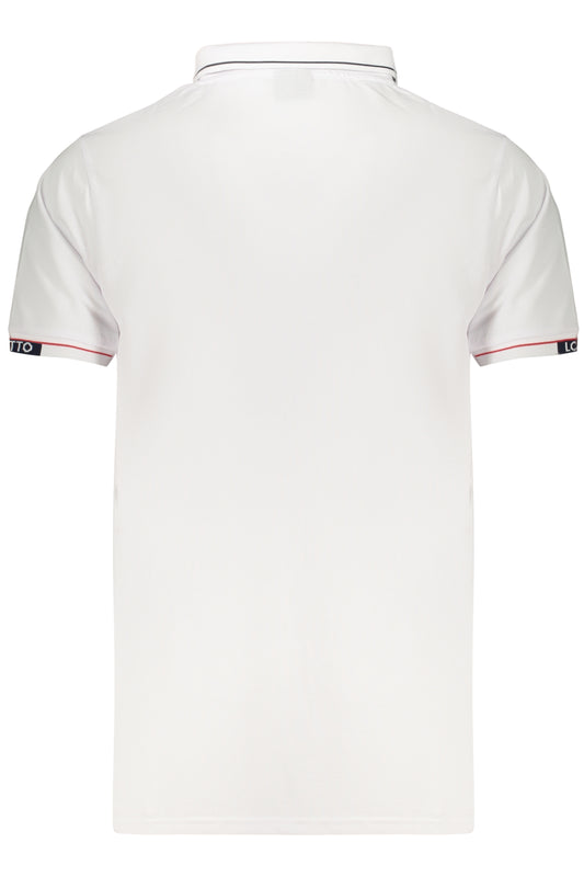 LOTTO POLO MANICHE CORTE UOMO BIANCO