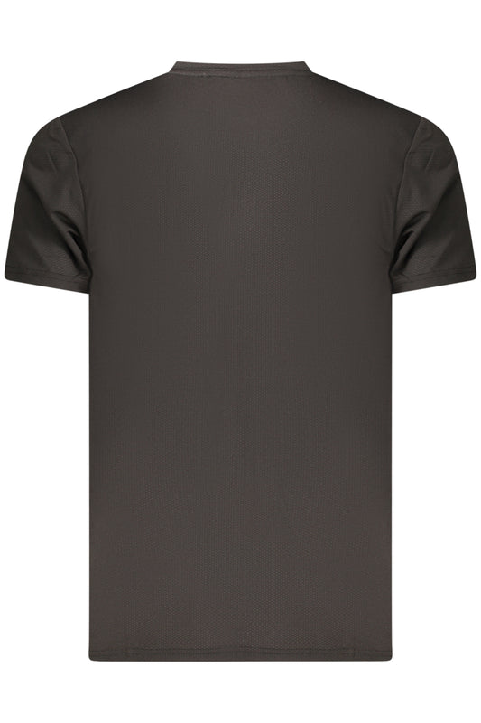 LOTTO T-SHIRT MANICHE CORTE UOMO NERO
