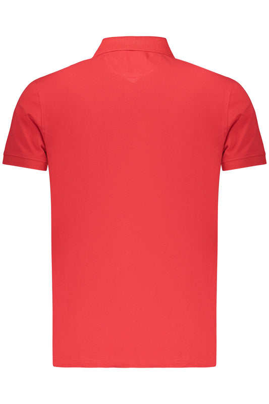 MARINA MILITARE POLO MANICHE CORTE UOMO ROSSO