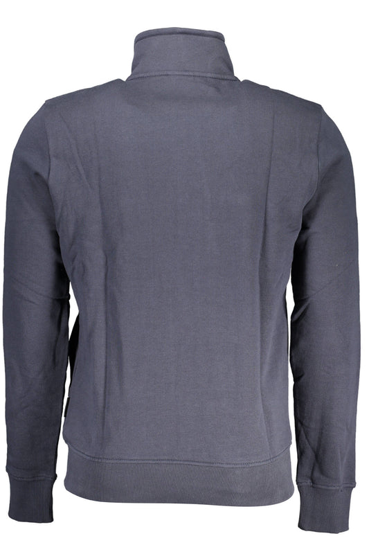 NAPAPIJRI FELPA CON ZIP UOMO BLU