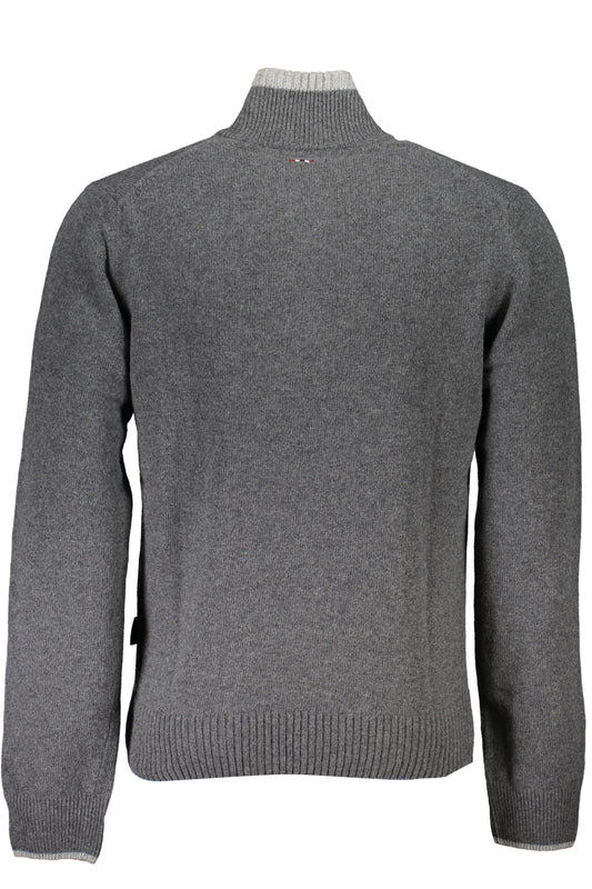 NAPAPIJRI MAGLIONE UOMO GRIGIO