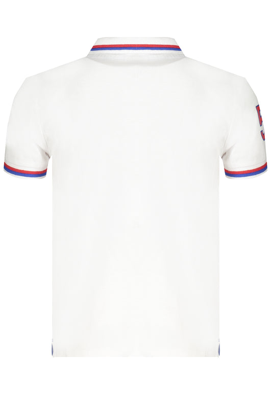 NORTH SAILS POLO MANICHE CORTE BAMBINO BIANCO