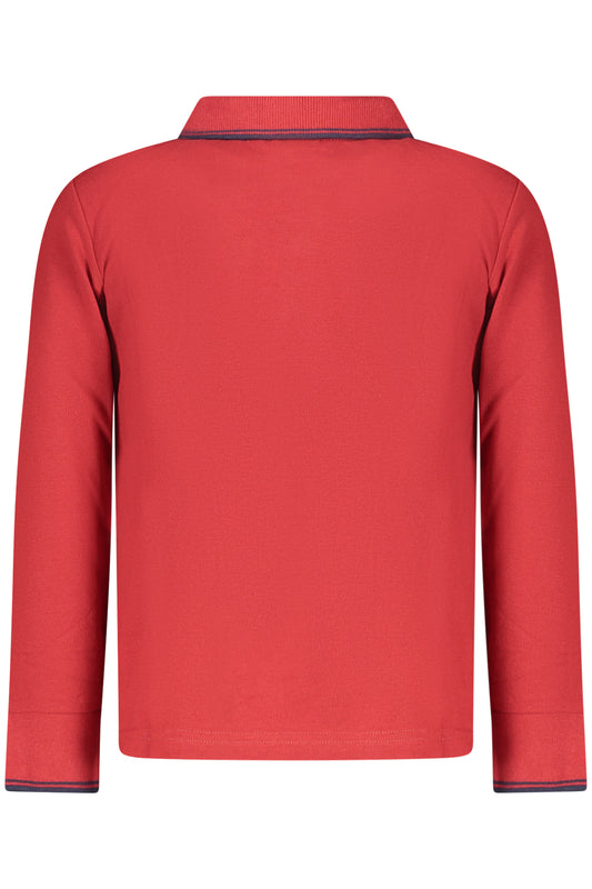 NORTH SAILS POLO MANICHE LUNGHE BAMBINO ROSSO
