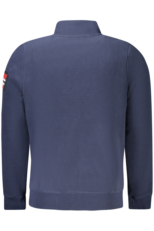 NORWAY 1963 FELPA CON ZIP UOMO BLU