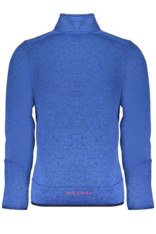 NORWAY 1963 FELPA CON ZIP UOMO BLU