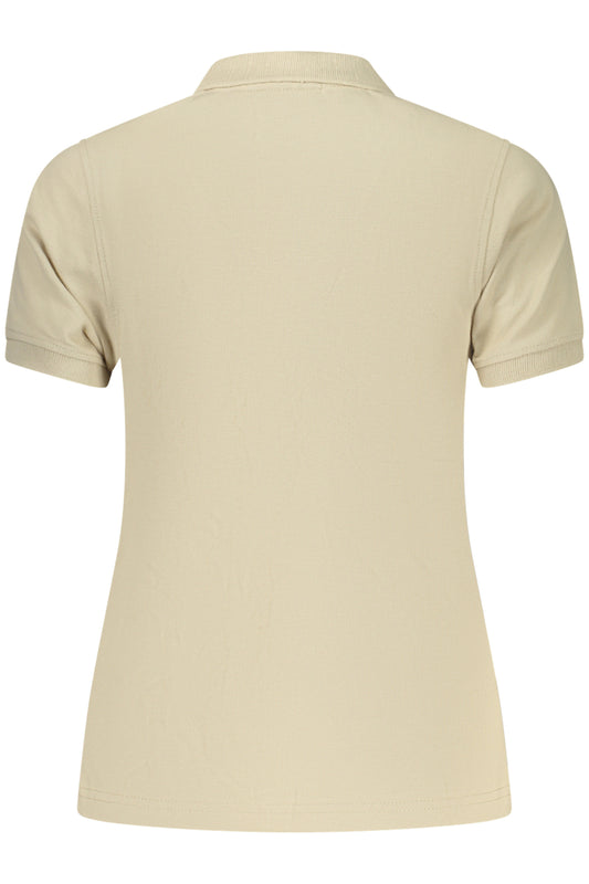 NORWAY 1963 POLO MANICHE CORTE DONNA BEIGE
