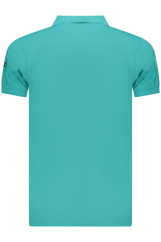 NORWAY 1963 POLO MANICHE CORTE UOMO AZZURRO