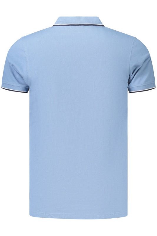 NORWAY 1963 POLO MANICHE CORTE UOMO AZZURRO